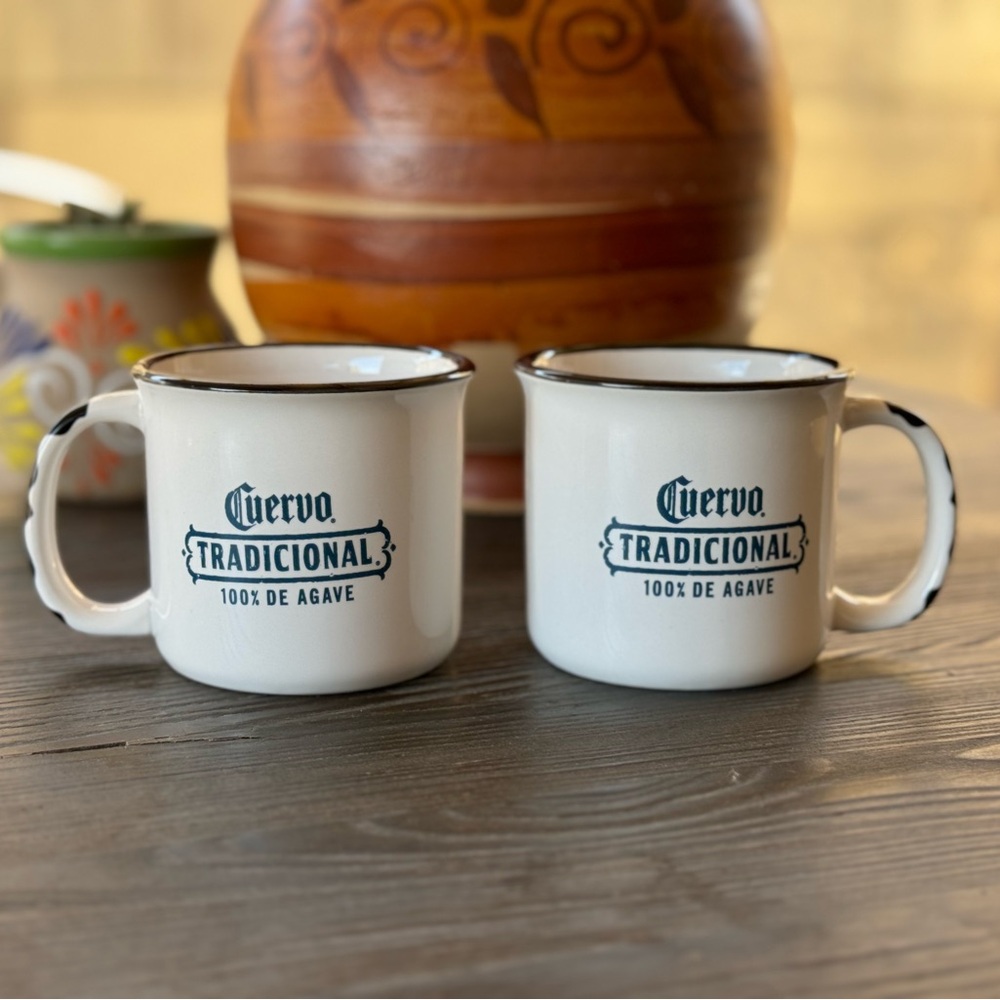 Cuervo “Tradicional” Mug Set, Excellent Condition, great gift, for coffee, decor